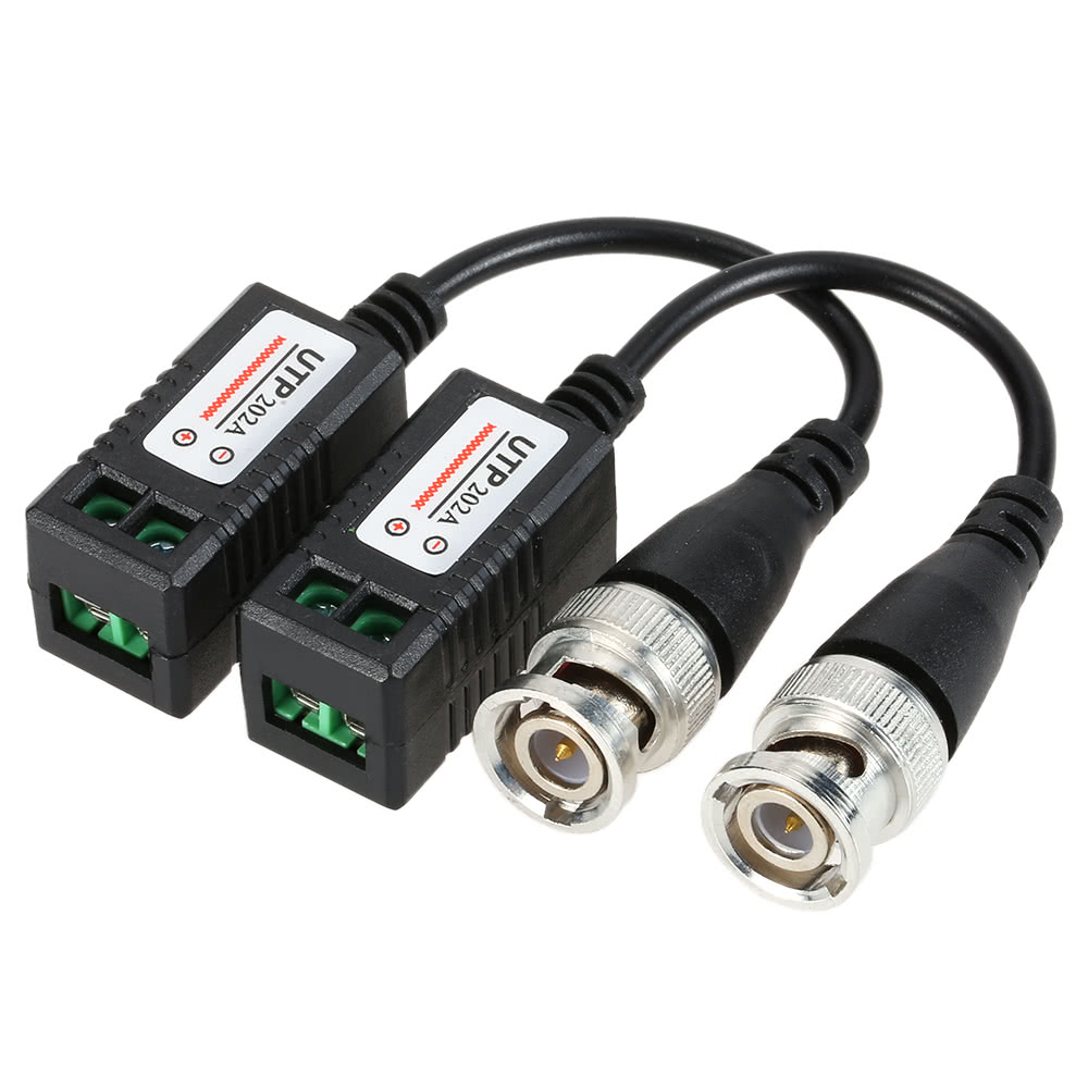 2pcs Video Balun BNC Connector Cat5 (end 3/28/2018 615 PM)
