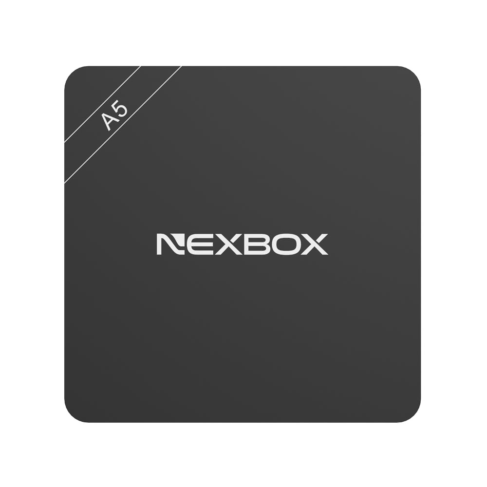 NEXBOX A5 Smart Android 6.0 TV Box Amlogic S905X Quad Core 64bit 2GB / 16GB KODI16.1 XBMC VP9 UHD 4K HDMI Mini PC 2.4G & 5G WiFi Airplay Miracast Bluetooth 4.0 Media Player EU Plug