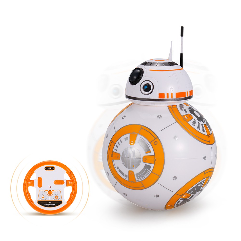 $3 OFF BB-8 2.4GHz RC Robot Ball Toy Kids Gift,shipping from DE Warehouse $15.99(Code:TTBB8DE) from TOMTOP Technology Co., Ltd