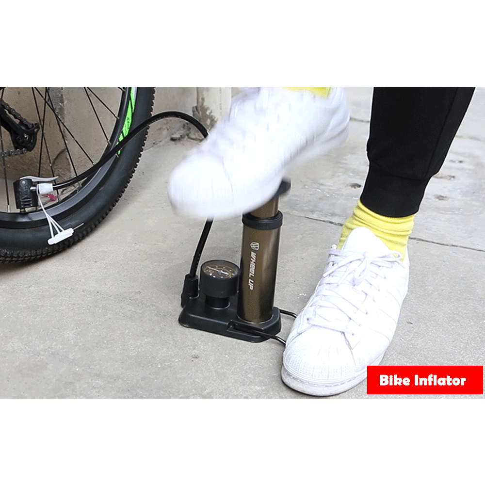 WHEEL UP High Pressure Bicycle Pump 160 Psi MTB Bike Air Inflator