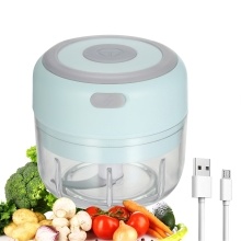 Electric Mini Garlic Chopper Food Slicer Portable Garlic Grinder Blender Food Processor For Pepper Chili Vegetable Nuts Meat 100ML