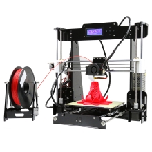 Anet A8 Upgraded High Precision Desktop 3D Printer Reprap Prusa i3 DIY Kits Self Assembly Acrylic Frame Printing Size 220*220*240m