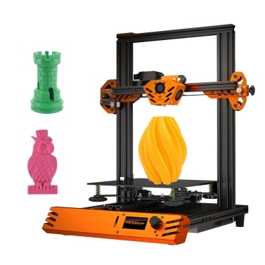 Original TEVOUP TARANTULA PRO 3D Printer 235x235x250mm Build Volume with Lattice Glass Platform