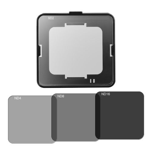 Square ND Lens Filter Protector Kit Set (ND2/ND4/ND8/ND16) for Garmin VIRB Ultra 30 Action Camera w/ Mounting Frame Holder от Tomtop.com INT Square ND Lens Filter Protector Kit Set (ND2/ND4/ND8/ND16) for Garmin VIRB Ultra 30 Action Camera w/ Mounting Frame Holder от Tomtop.com INT