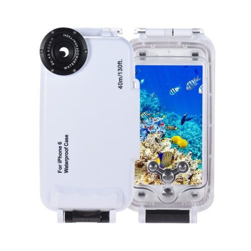 Mobile Phone Smartphone Waterproof Diving Housing Protective Case Cover Underwater 40M/ 130ft for iPhone 6 от Tomtop.com INT Mobile Phone Smartphone Waterproof Diving Housing Protective Case Cover Underwater 40M/ 130ft for iPhone 6 от Tomtop.com INT