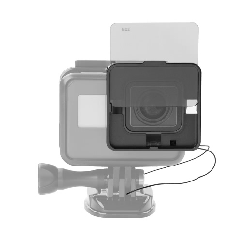 Square ND Lens Filter Protector Kit Set (ND2/ND4/ND8/ND16) for GoPro Hero 5 Naked Camera w/ Mounting Frame Holder от Tomtop.com INT Square ND Lens Filter Protector Kit Set (ND2/ND4/ND8/ND16) for GoPro Hero 5 Naked Camera w/ Mounting Frame Holder от Tomtop.com INT