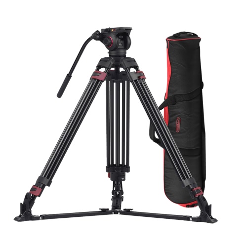Miliboo MTT609A Professional Photography 3 Sections Tripod Stand Aluminum Alloy with 360° Panorama Fluid Hydraulic Bowl Head Max. Height 170cm/ 5.6ft Load Capacity 15kg for Canon Nikon Sony DSLR Cameras Camcorders от Tomtop.com INT Miliboo MTT609A Professional Photography 3 Sections Tripod Stand Aluminum Alloy with 360° Panorama Fluid Hydraulic Bowl Head Max. Height 170cm/ 5.6ft Load Capacity 15kg for Canon Nikon Sony DSLR Cameras Camcorders от Tomtop.com INT