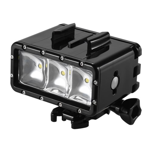 Andoer Waterproof LED Diving Video Fill-in Light Lamp Spotlight 3 Modes Underwater 30m with Dual Rechargeable Batteries (1160mAh *2) for GoPro Hero SJCAM Xiaomi Yi Sports Action Camera от Tomtop.com INT Andoer Waterproof LED Diving Video Fill-in Light Lamp Spotlight 3 Modes Underwater 30m with Dual Rechargeable Batteries (1160mAh *2) for GoPro Hero SJCAM Xiaomi Yi Sports Action Camera от Tomtop.com INT