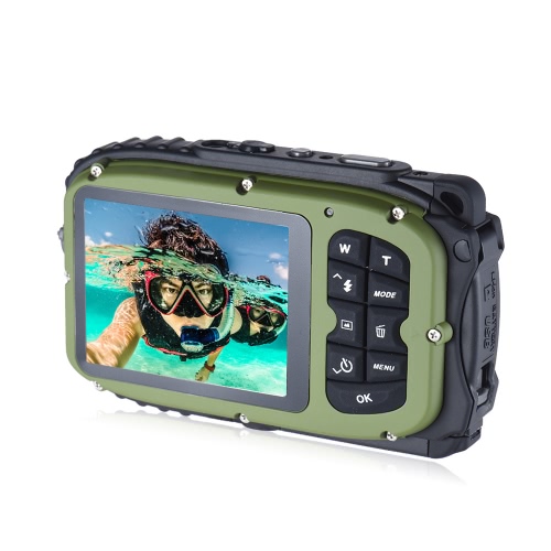 16MP 2.7" LCD Waterproof Digital Video Camera Mini Camcorder DV Underwater Max 10M Diving 8X Digital Zooming Face Detection от Tomtop.com INT 16MP 2.7" LCD Waterproof Digital Video Camera Mini Camcorder DV Underwater Max 10M Diving 8X Digital Zooming Face Detection от Tomtop.com INT