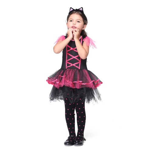 Festnight Fun & Fancy Princess Costumes Christmas Day Halloween Girls Dress Cat Suit Cute Catwoman Cosplay Costume Party Clothes от Tomtop.com INT Festnight Fun & Fancy Princess Costumes Christmas Day Halloween Girls Dress Cat Suit Cute Catwoman Cosplay Costume Party Clothes от Tomtop.com INT