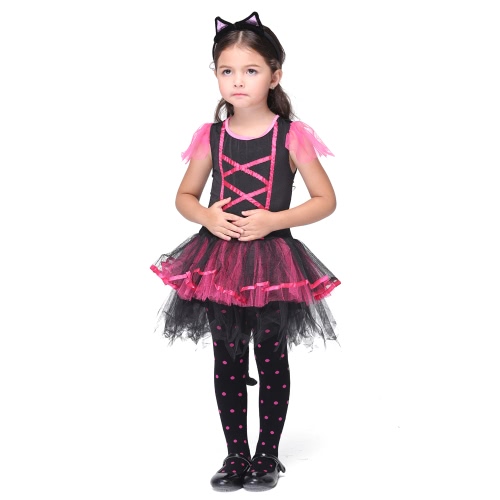 Festnight Fun & Fancy Princess Costumes Christmas Day Halloween Girls Dress Cat Suit Cute Catwoman Cosplay Costume Party Clothes от Tomtop.com INT Festnight Fun & Fancy Princess Costumes Christmas Day Halloween Girls Dress Cat Suit Cute Catwoman Cosplay Costume Party Clothes от Tomtop.com INT