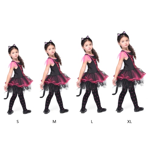 Festnight Fun & Fancy Princess Costumes Christmas Day Halloween Girls Dress Cat Suit Cute Catwoman Cosplay Costume Party Clothes от Tomtop.com INT Festnight Fun & Fancy Princess Costumes Christmas Day Halloween Girls Dress Cat Suit Cute Catwoman Cosplay Costume Party Clothes от Tomtop.com INT