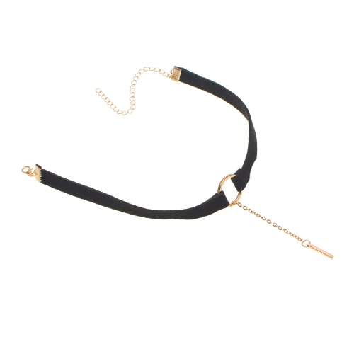 Fashion Accessories Silver Plated Metal Pendant Leather Round Choker Necklace for Couple Lovers от Tomtop.com INT Fashion Accessories Silver Plated Metal Pendant Leather Round Choker Necklace for Couple Lovers от Tomtop.com INT