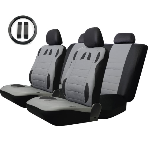 Tirol Universal 13PCS Car Seat Cover Faux Leather Front Rear Covers Wheel Cover Seat Cover Set от Tomtop.com INT Tirol Universal 13PCS Car Seat Cover Faux Leather Front Rear Covers Wheel Cover Seat Cover Set от Tomtop.com INT