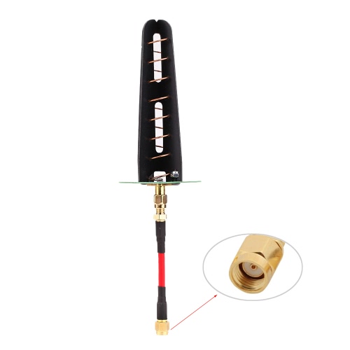 High Gain 11DBi 5.8GHz FPV Thread Spring RP-SMA-J Connector Video Transmission Antenna with Mounting Plate от Tomtop.com INT High Gain 11DBi 5.8GHz FPV Thread Spring RP-SMA-J Connector Video Transmission Antenna with Mounting Plate от Tomtop.com INT