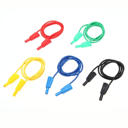 GoolRC 5Pcs Respective Colors Closed anti-static 3mm Jack Male Banana Clip 1m Silicone Test Cable от Tomtop.com INT GoolRC 5Pcs Respective Colors Closed anti-static 3mm Jack Male Banana Clip 1m Silicone Test Cable от Tomtop.com INT