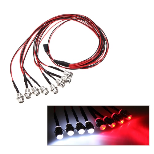 8Pcs Original GoolRC 5mm LED Kit White and Red Color Light for REVO Slash Jato T-MAXX TRAXXAS HSP HPI RC Car 4W4R от Tomtop.com INT 8Pcs Original GoolRC 5mm LED Kit White and Red Color Light for REVO Slash Jato T-MAXX TRAXXAS HSP HPI RC Car 4W4R от Tomtop.com INT