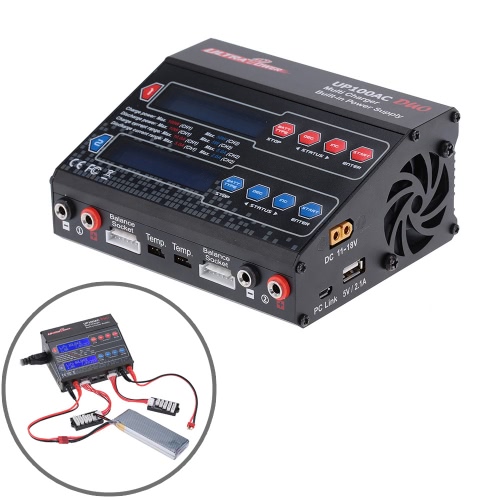 Ultra Power UP100AC DUO 100W LiIo/LiPo/LiFe/NiMH/NiCD Battery Multi Balance Charger/Discharger от Tomtop.com INT Ultra Power UP100AC DUO 100W LiIo/LiPo/LiFe/NiMH/NiCD Battery Multi Balance Charger/Discharger от Tomtop.com INT