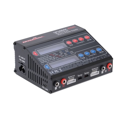 Ultra Power UP100AC DUO 100W LiIo/LiPo/LiFe/NiMH/NiCD Battery Multi Balance Charger/Discharger от Tomtop.com INT Ultra Power UP100AC DUO 100W LiIo/LiPo/LiFe/NiMH/NiCD Battery Multi Balance Charger/Discharger от Tomtop.com INT