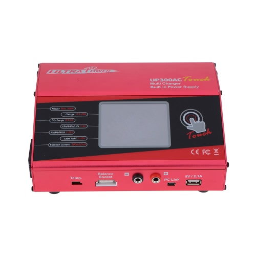 Ultra Power UP300AC Touch 300W LiIo/LiPo/LiFe/NiMH/NiCD Battery Touch Screen Charger/Discharger от Tomtop.com INT Ultra Power UP300AC Touch 300W LiIo/LiPo/LiFe/NiMH/NiCD Battery Touch Screen Charger/Discharger от Tomtop.com INT