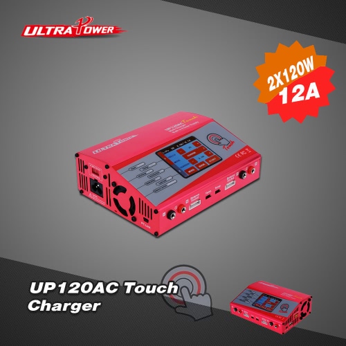 Ultra Power UP120AC Touch 2*120W LiIo/LiPo/LiFe/NiMH/NiCD Battery Touch Screen Charger/Discharger от Tomtop.com INT Ultra Power UP120AC Touch 2*120W LiIo/LiPo/LiFe/NiMH/NiCD Battery Touch Screen Charger/Discharger от Tomtop.com INT