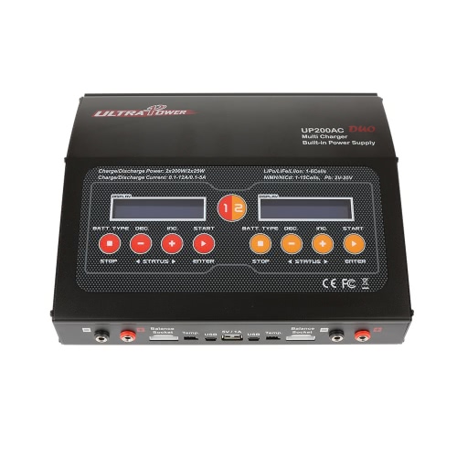 Ultra Power UP200AC DUO 2*200W 400W LiIo/LiPo/LiFe/NiMH/NiCD Battery Multi Balance Charger/Discharger от Tomtop.com INT Ultra Power UP200AC DUO 2*200W 400W LiIo/LiPo/LiFe/NiMH/NiCD Battery Multi Balance Charger/Discharger от Tomtop.com INT