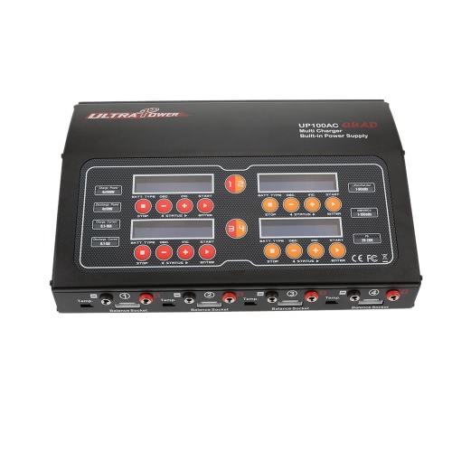 Ultra Power UP100AC QUAD 4*100W LiIo/LiPo/LiFe/NiMH/NiCD Battery Multi Balance Charger/Discharger от Tomtop.com INT Ultra Power UP100AC QUAD 4*100W LiIo/LiPo/LiFe/NiMH/NiCD Battery Multi Balance Charger/Discharger от Tomtop.com INT