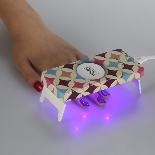 Mini LED UV Lamp 9W Professional Manicure Foldaway Personal Nail Dryer Gel Curing LED Light Timer 30s 60s 90s With USB Line Activate Hand Skin от Tomtop.com INT Mini LED UV Lamp 9W Professional Manicure Foldaway Personal Nail Dryer Gel Curing LED Light Timer 30s 60s 90s With USB Line Activate Hand Skin от Tomtop.com INT