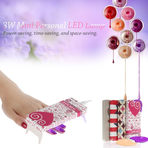 Mini LED UV Lamp 9W Professional Manicure Foldaway Personal Nail Dryer Gel Curing LED Light Timer 30s 60s 90s With USB Line Activate Hand Skin от Tomtop.com INT Mini LED UV Lamp 9W Professional Manicure Foldaway Personal Nail Dryer Gel Curing LED Light Timer 30s 60s 90s With USB Line Activate Hand Skin от Tomtop.com INT