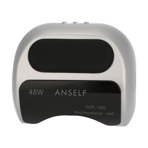 Anself 48W LED + CCFL Nail Lamp Nail Gel Dryer Nail Curing Machine Fingernail & Toenail Gel Curing 110-240V Nail Art Painting Salon Tool Gray US Plug от Tomtop.com INT Anself 48W LED + CCFL Nail Lamp Nail Gel Dryer Nail Curing Machine Fingernail & Toenail Gel Curing 110-240V Nail Art Painting Salon Tool Gray US Plug от Tomtop.com INT