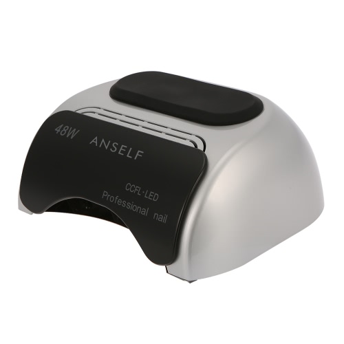 Anself 48W LED + CCFL Nail Lamp Nail Gel Dryer Nail Curing Machine Fingernail & Toenail Gel Curing 110-240V Nail Art Painting Salon Tool Gray US Plug от Tomtop.com INT Anself 48W LED + CCFL Nail Lamp Nail Gel Dryer Nail Curing Machine Fingernail & Toenail Gel Curing 110-240V Nail Art Painting Salon Tool Gray US Plug от Tomtop.com INT