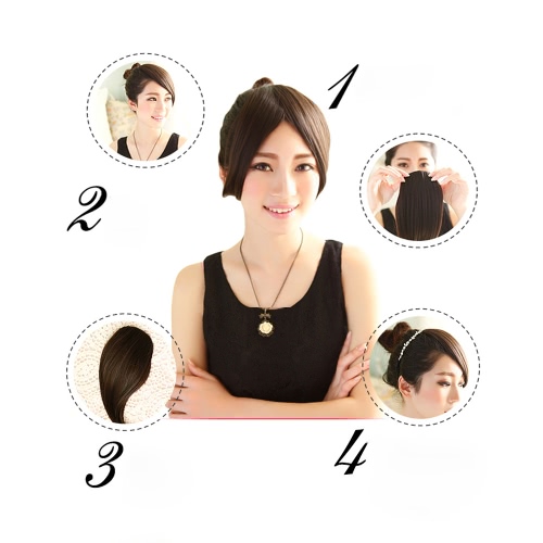Fashion Girls Women Oblique Bang Fringe Hair Extension Inclined Hairpiece от Tomtop.com INT Fashion Girls Women Oblique Bang Fringe Hair Extension Inclined Hairpiece от Tomtop.com INT