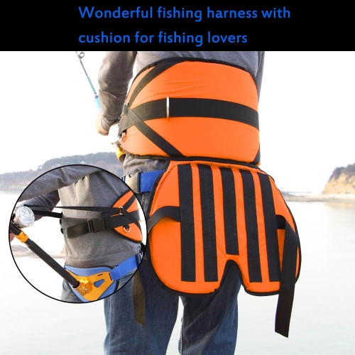 Big Fish Sea Fishing Harness with Cushion Fishing Tackles Adjustable Belt Thickened Pad от Tomtop.com INT Big Fish Sea Fishing Harness with Cushion Fishing Tackles Adjustable Belt Thickened Pad от Tomtop.com INT